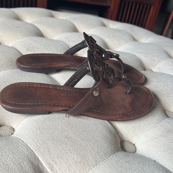 COPY - Tory Burch Miller Sandal in Chocolate - Picture 2 of 3